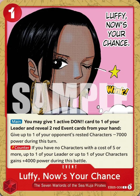 Luffy, Now's Your Chance EB05-008