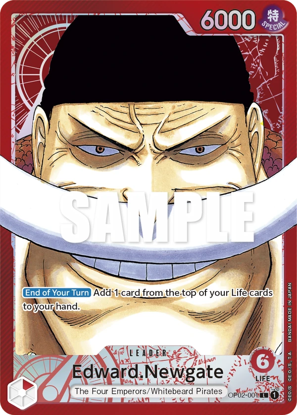 Edward.Newgate OP02-001 Leader Alt Art