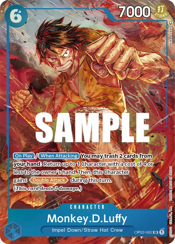 Monkey.D.Luffy OP02-062 Alt Art