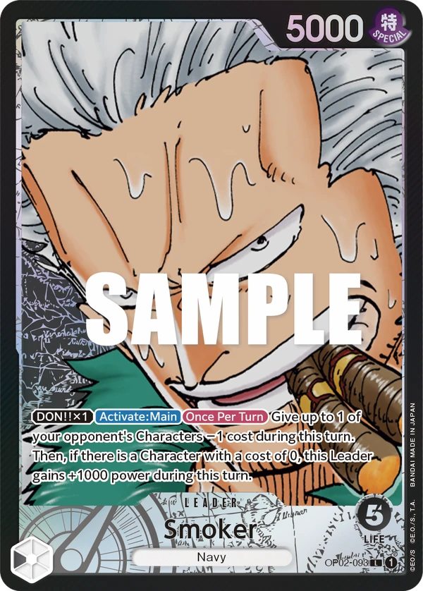 Smoker OP02-093 Leader Alt Art