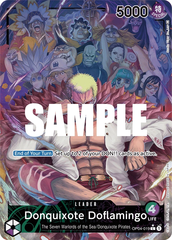 Donquixote Doflamingo OP04-019 Leader Alt Art
