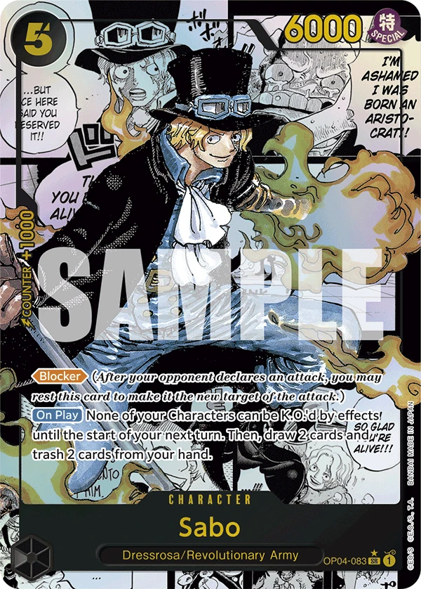 Sabo OP04-083 Manga Rare