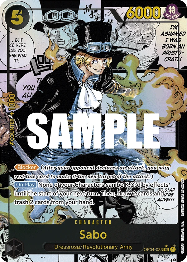 Sabo OP04-083 Manga Rare