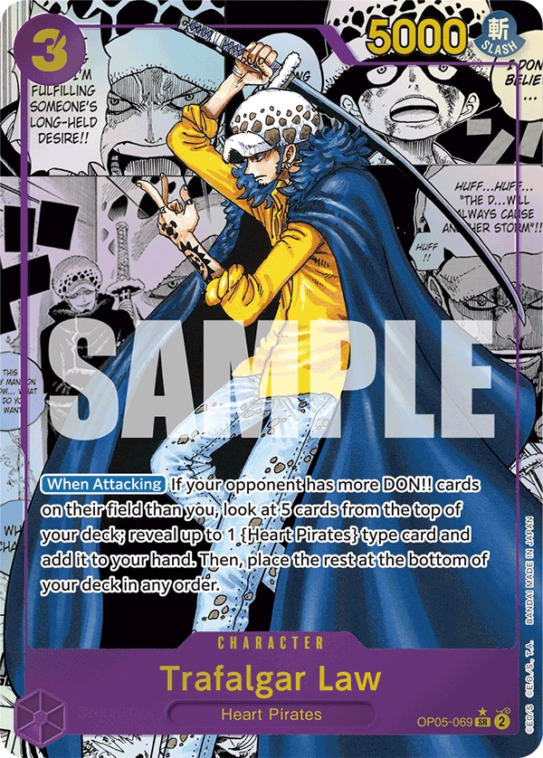 Trafalgar Law OP05-069 Manga Rare