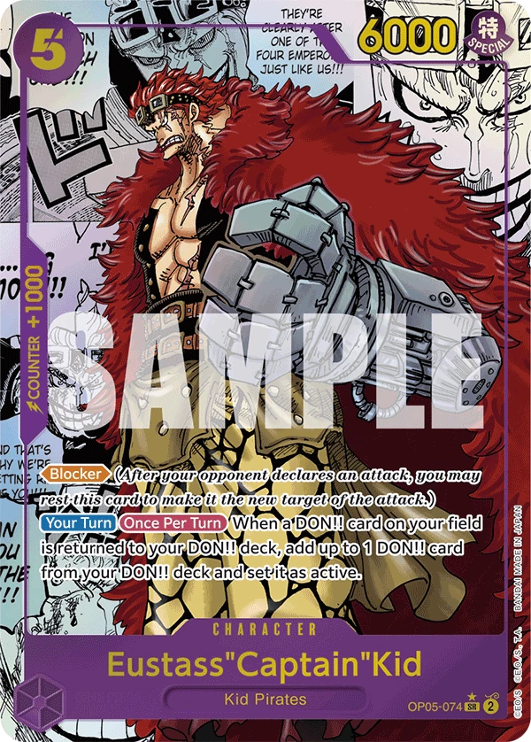 Eustass"Captain"Kid OP05-074 Manga Rare