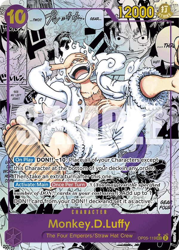 Monkey.D.Luffy OP05-119 Manga Rare