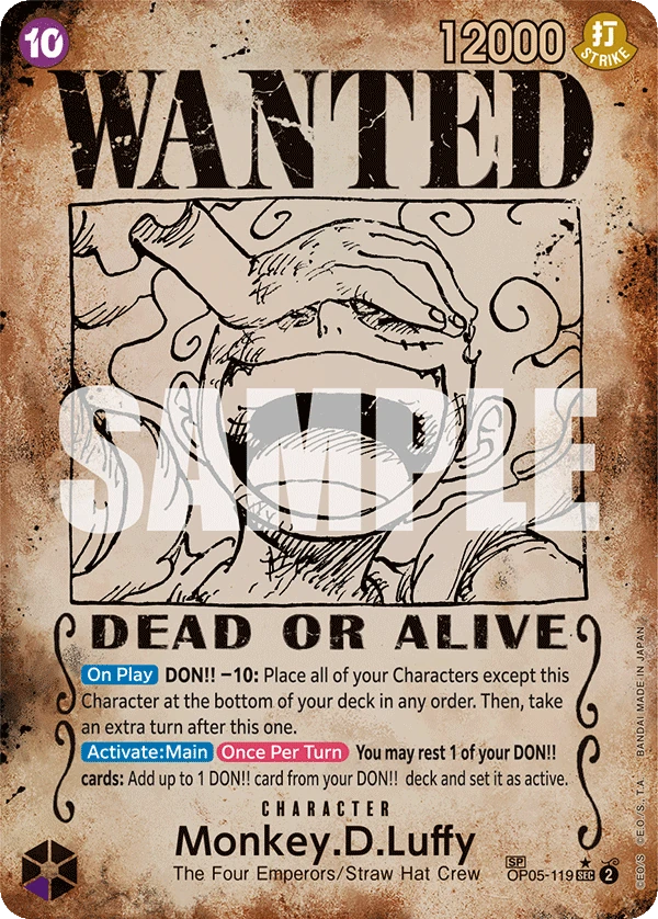 Monkey.D.Luffy OP05-119 SP