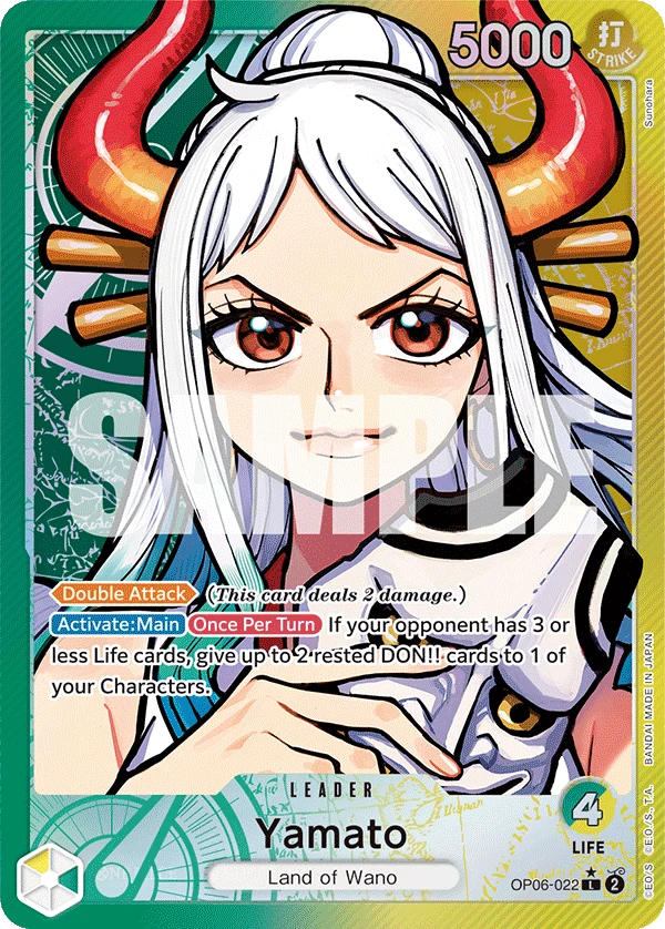 Yamato OP06-022 Leader Alt Art