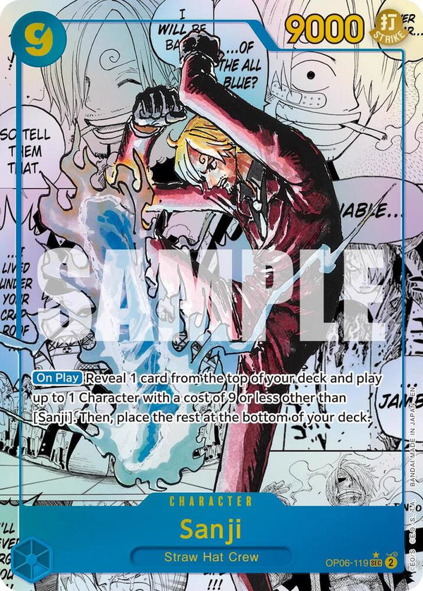 Sanji OP06-119 Manga Rare