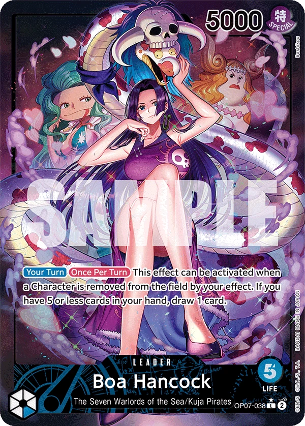 Boa Hancock OP07-038 Leader Alt Art