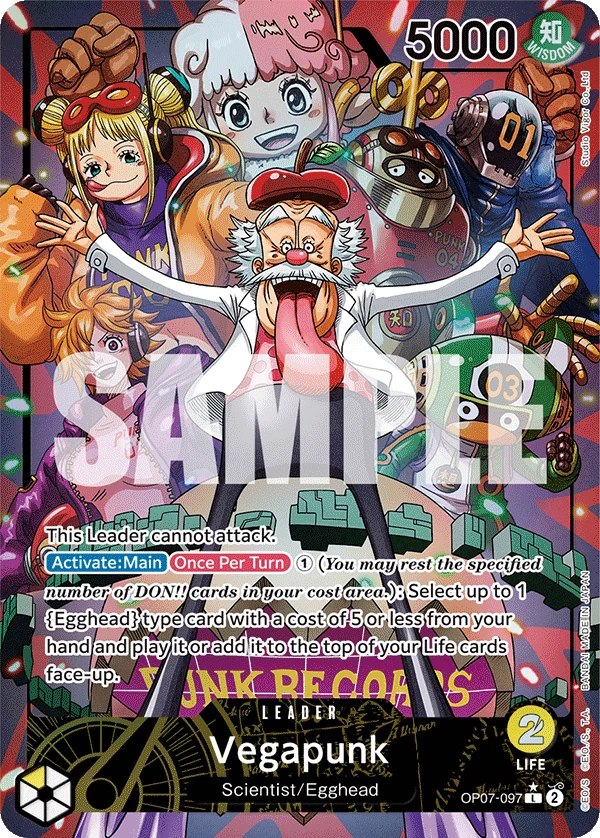 Vegapunk OP07-097 Leader Alt Art