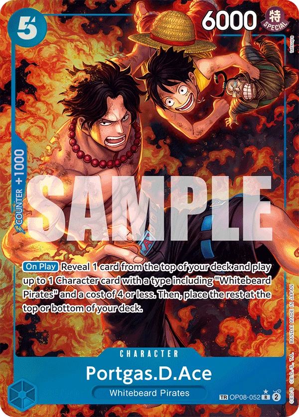 Portgas.D.Ace OP08-052 Treasure Rare