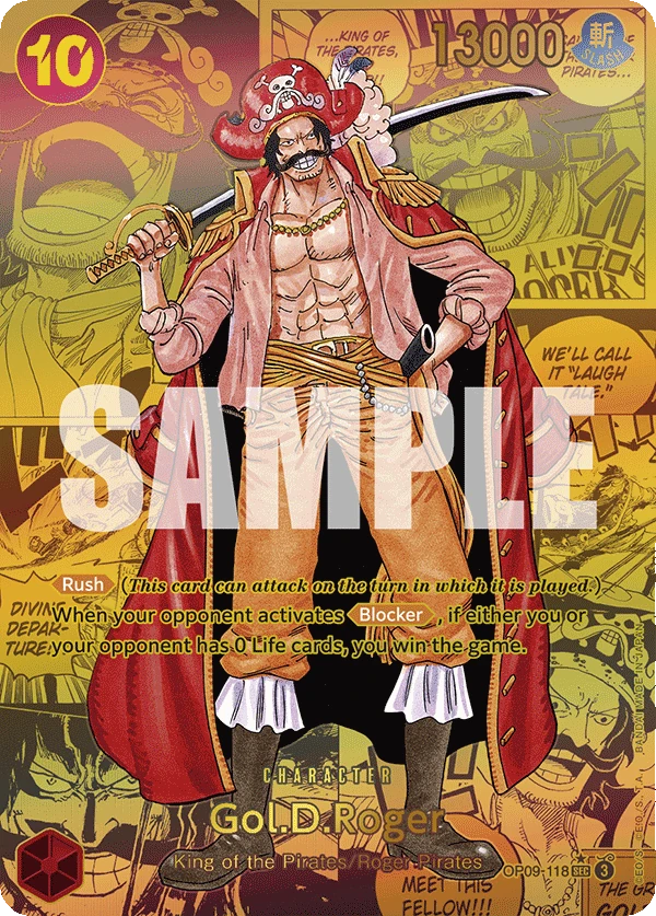 Gol.D.Roger OP09-118 Manga Rare