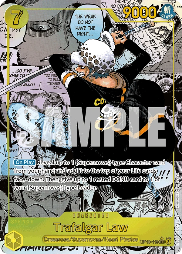 Trafalgar Law OP10-119 Manga Rare