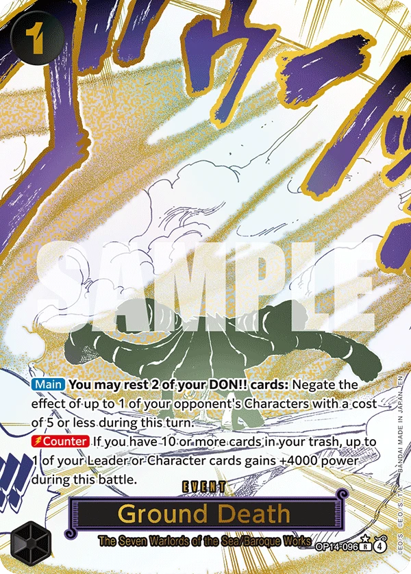 Ground Death OP14-096 Alt Art