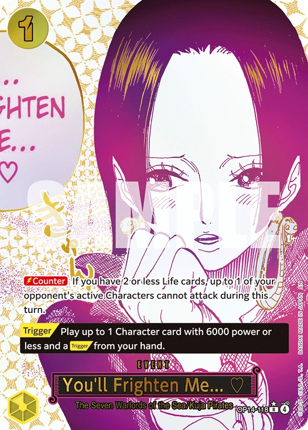 You'll Frighten Me... ♡ OP14-118 Alt Art