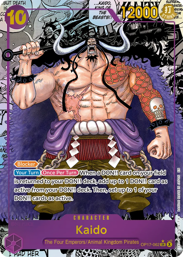 Kaido OP17-062 Manga Rare