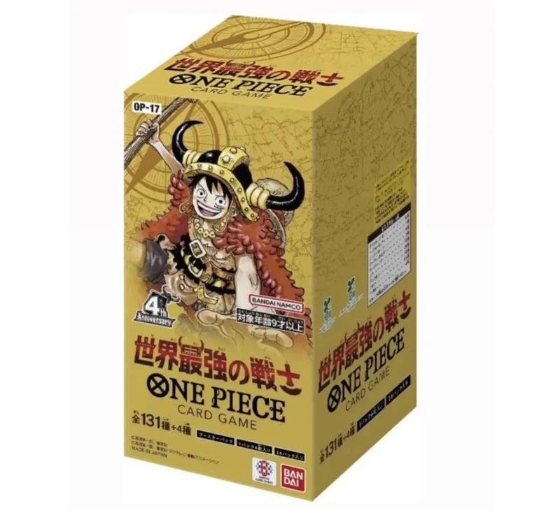 OP17 The World's Strongest Warriors booster box, Japanese