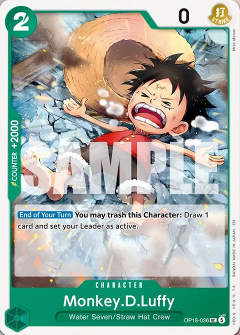 Monkey.D.Luffy OP18-036