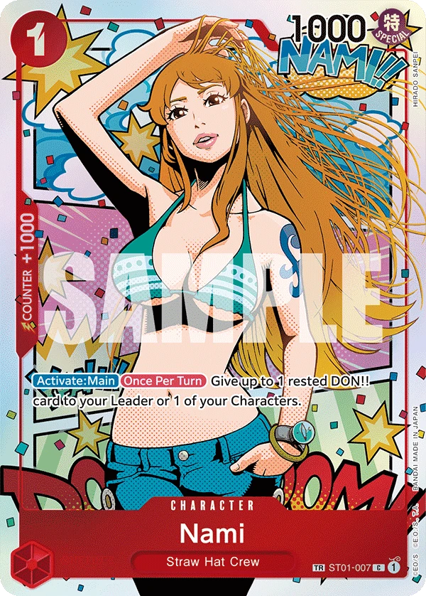 Nami ST01-007 Treasure Rare