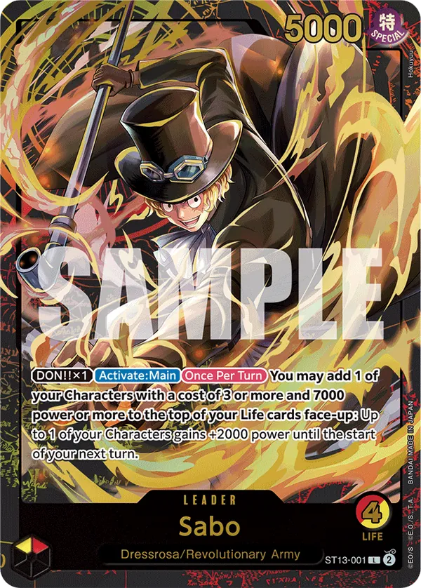 Sabo ST13-001 Leader Collection by Hokuyuu, ST13 The Three Brothers