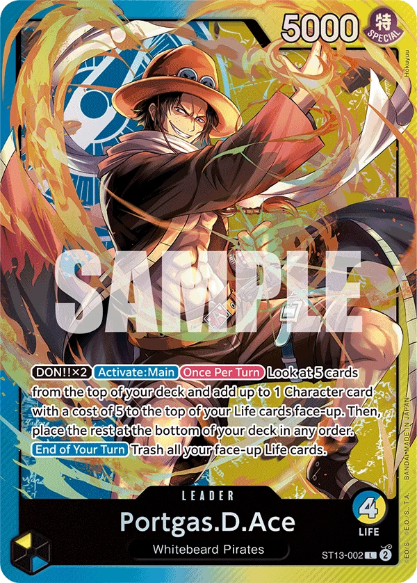 Portgas.D.Ace ST13-002 by Hokuyuu, ST13 The Three Brothers