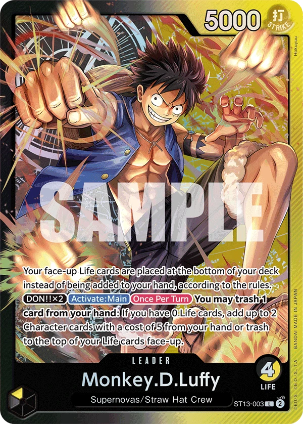 Monkey.D.Luffy ST13-003 by Hokuyuu, ST13 The Three Brothers