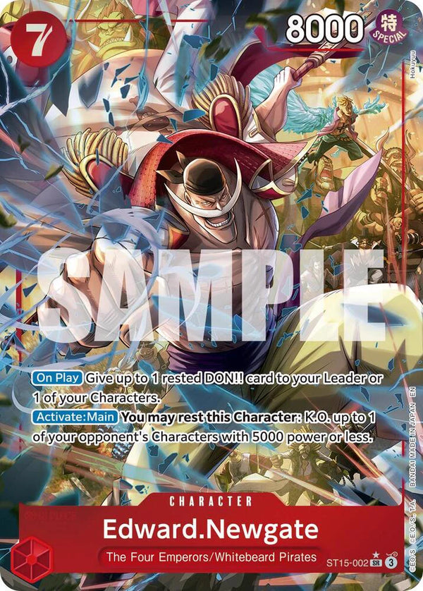 Edward.Newgate ST15-002 Alt Art by Hokuyuu